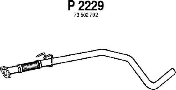 Fenno P2229 - Izplūdes caurule autodraugiem.lv