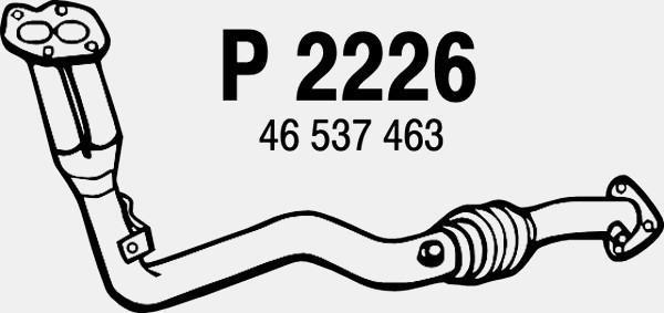 Fenno P2226 - Izplūdes caurule autodraugiem.lv