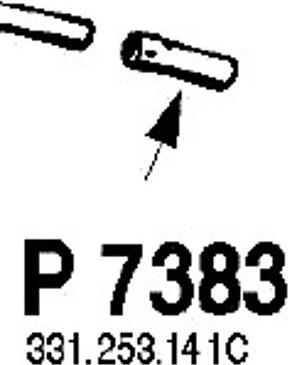 Fenno P7383 - Izplūdes caurule autodraugiem.lv