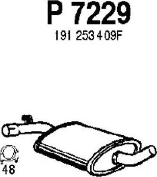 Fenno P7229 - Vidējais izpl. gāzu trokšņa slāpētājs autodraugiem.lv