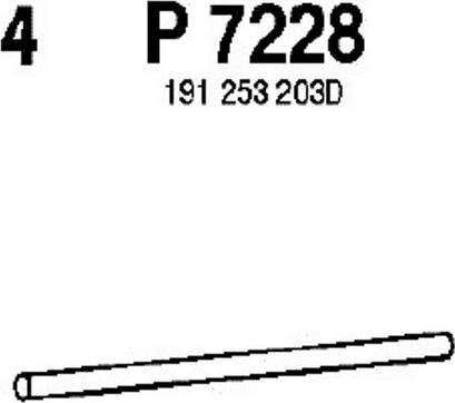 Fenno P7228 - Izplūdes caurule autodraugiem.lv