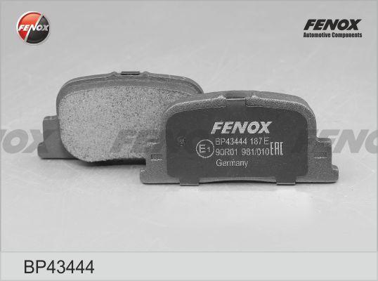 Fenox BP43444 - Bremžu uzliku kompl., Disku bremzes autodraugiem.lv