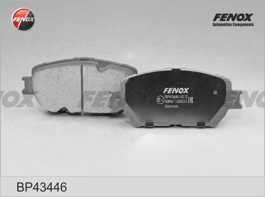 Fenox BP43446 - Bremžu uzliku kompl., Disku bremzes autodraugiem.lv