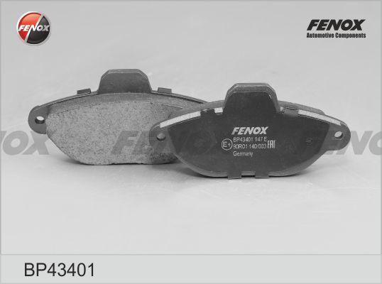 Fenox BP43401 - Bremžu uzliku kompl., Disku bremzes autodraugiem.lv