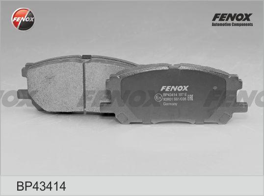 Fenox BP43414 - Bremžu uzliku kompl., Disku bremzes autodraugiem.lv