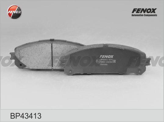 Fenox BP43413 - Bremžu uzliku kompl., Disku bremzes autodraugiem.lv
