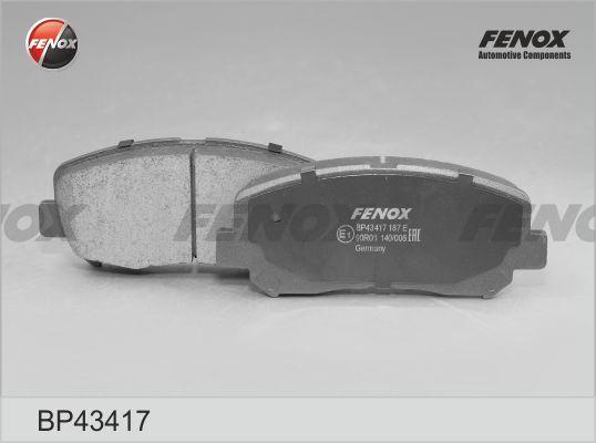Fenox BP43417 - Bremžu uzliku kompl., Disku bremzes autodraugiem.lv
