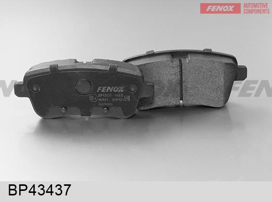 Fenox BP43437 - Bremžu uzliku kompl., Disku bremzes autodraugiem.lv