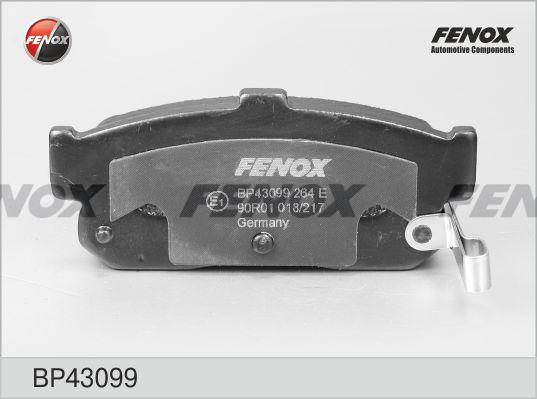 Fenox BP43099 - Bremžu uzliku kompl., Disku bremzes autodraugiem.lv