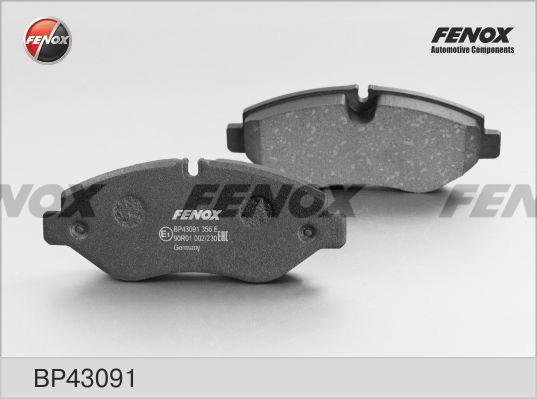 Fenox BP43091 - Bremžu uzliku kompl., Disku bremzes autodraugiem.lv