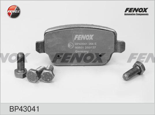 Fenox BP43041 - Bremžu uzliku kompl., Disku bremzes autodraugiem.lv