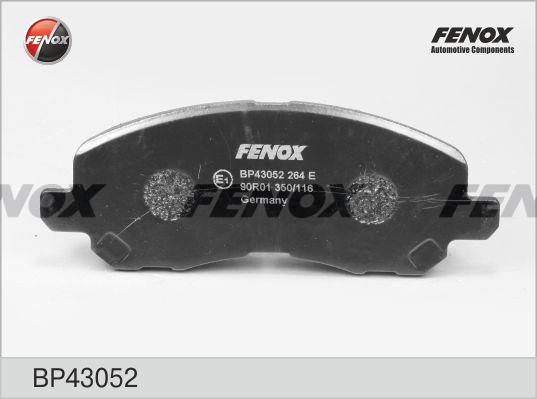 Fenox BP43052 - Bremžu uzliku kompl., Disku bremzes autodraugiem.lv