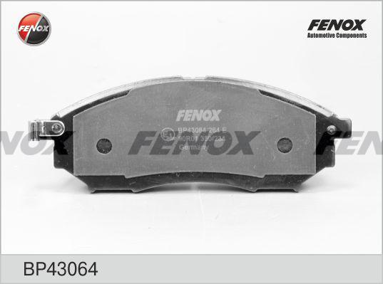 Fenox BP43064 - Bremžu uzliku kompl., Disku bremzes autodraugiem.lv