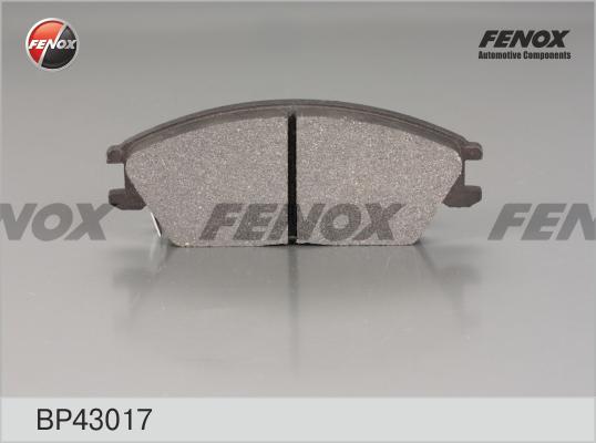 Fenox BP43017 - Bremžu uzliku kompl., Disku bremzes autodraugiem.lv