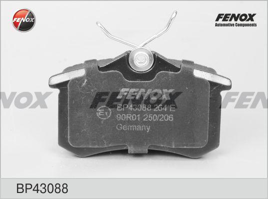 Fenox BP43088 - Bremžu uzliku kompl., Disku bremzes autodraugiem.lv