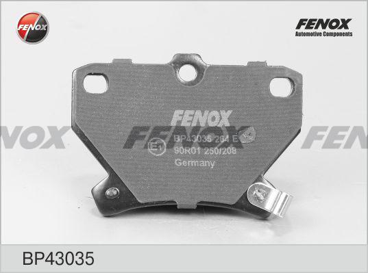 Fenox BP43035 - Bremžu uzliku kompl., Disku bremzes autodraugiem.lv