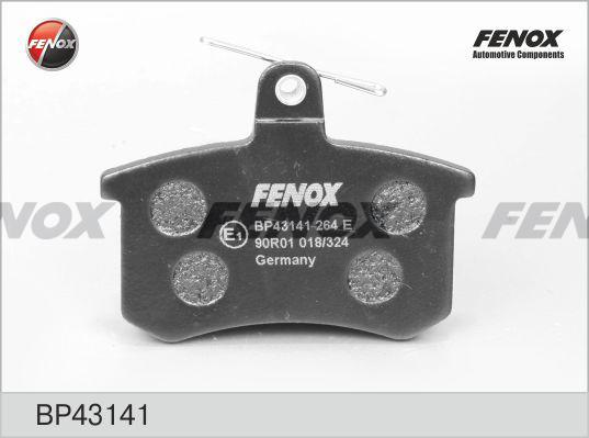 Fenox BP43141 - Bremžu uzliku kompl., Disku bremzes autodraugiem.lv