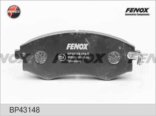 Fenox BP43148 - Bremžu uzliku kompl., Disku bremzes autodraugiem.lv