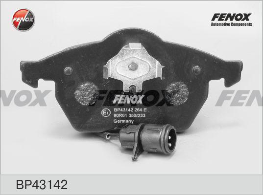 Fenox BP43142 - Bremžu uzliku kompl., Disku bremzes autodraugiem.lv