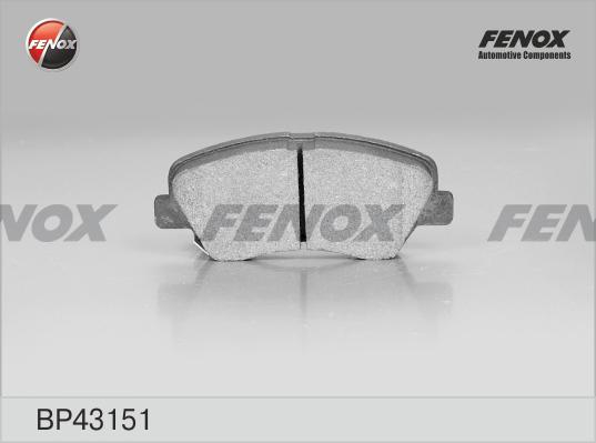 Fenox BP43151 - Bremžu uzliku kompl., Disku bremzes autodraugiem.lv