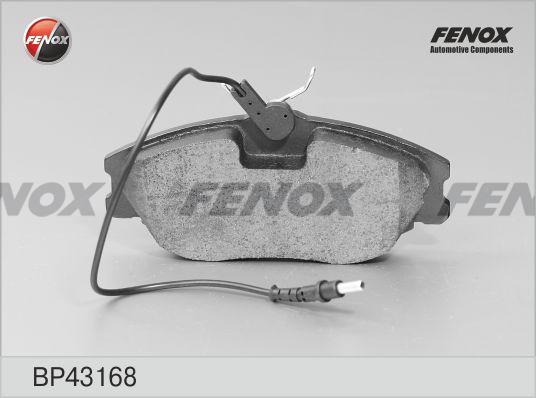 Fenox BP43168 - Bremžu uzliku kompl., Disku bremzes autodraugiem.lv