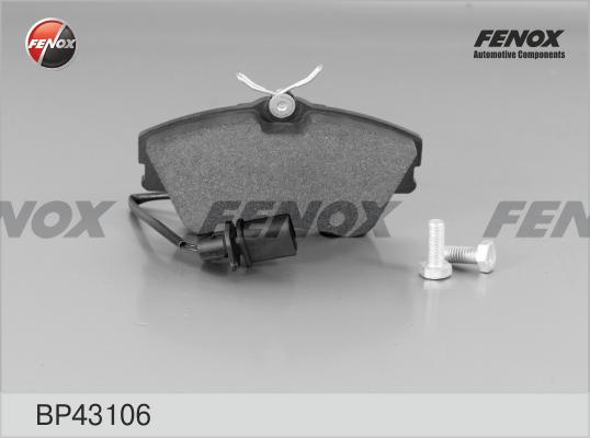 Fenox BP43106 - Bremžu uzliku kompl., Disku bremzes autodraugiem.lv