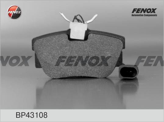 Fenox BP43108 - Bremžu uzliku kompl., Disku bremzes autodraugiem.lv
