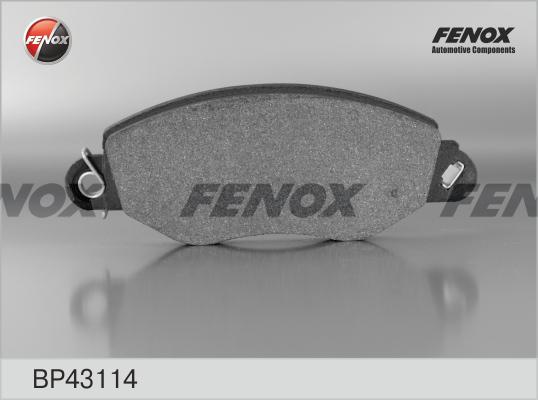 Fenox BP43114 - Bremžu uzliku kompl., Disku bremzes autodraugiem.lv
