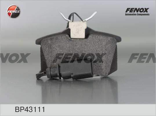 Fenox BP43111 - Bremžu uzliku kompl., Disku bremzes autodraugiem.lv