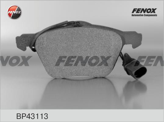 Fenox BP43113 - Bremžu uzliku kompl., Disku bremzes autodraugiem.lv