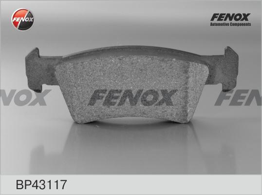 Fenox BP43117 - Bremžu uzliku kompl., Disku bremzes autodraugiem.lv