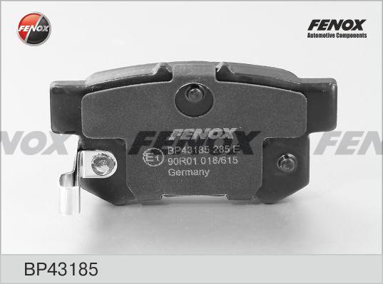 Fenox BP43185 - Bremžu uzliku kompl., Disku bremzes autodraugiem.lv