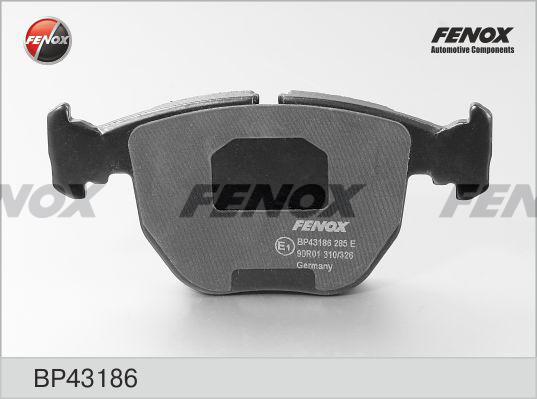 Fenox BP43186 - Bremžu uzliku kompl., Disku bremzes autodraugiem.lv