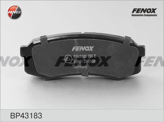 Fenox BP43183 - Bremžu uzliku kompl., Disku bremzes autodraugiem.lv