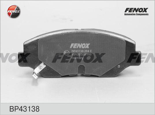 Fenox BP43138 - Bremžu uzliku kompl., Disku bremzes autodraugiem.lv