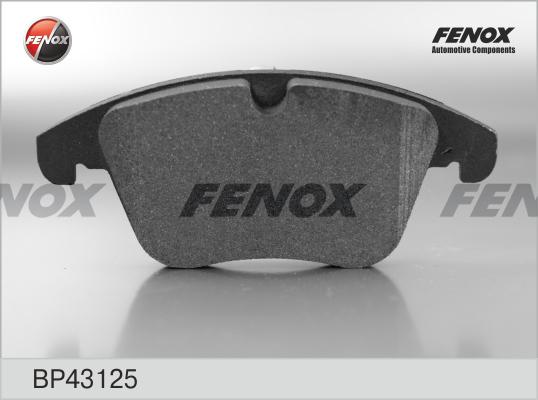 Fenox BP43125 - Bremžu uzliku kompl., Disku bremzes autodraugiem.lv
