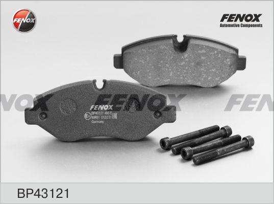 Fenox BP43121 - Bremžu uzliku kompl., Disku bremzes autodraugiem.lv