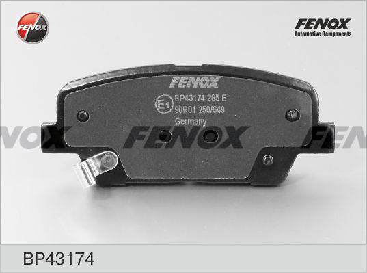 Fenox BP43174 - Bremžu uzliku kompl., Disku bremzes autodraugiem.lv