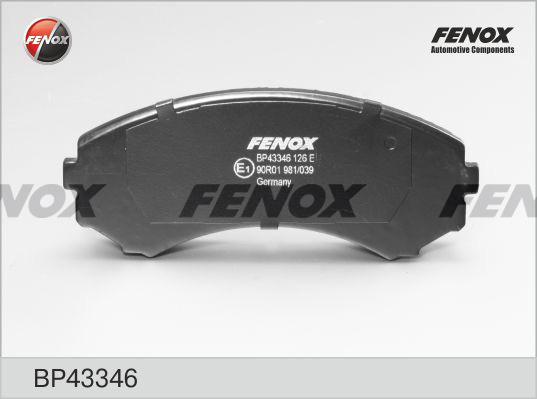 Fenox BP43346 - Bremžu uzliku kompl., Disku bremzes autodraugiem.lv