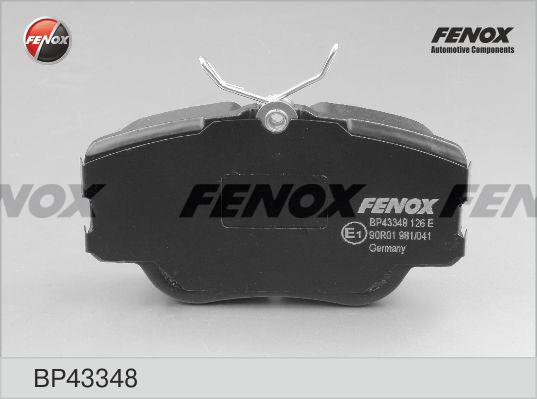 Fenox BP43348 - Bremžu uzliku kompl., Disku bremzes autodraugiem.lv