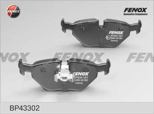 Fenox BP43302 - Bremžu uzliku kompl., Disku bremzes autodraugiem.lv