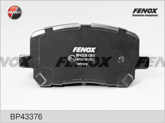 Fenox BP43376 - Bremžu uzliku kompl., Disku bremzes autodraugiem.lv