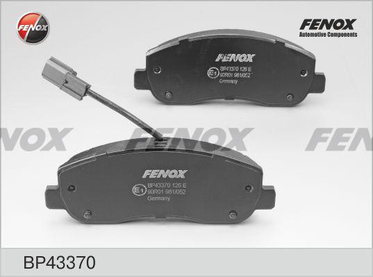 Fenox BP43370 - Bremžu uzliku kompl., Disku bremzes autodraugiem.lv
