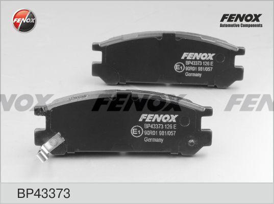 Fenox BP43373 - Bremžu uzliku kompl., Disku bremzes autodraugiem.lv