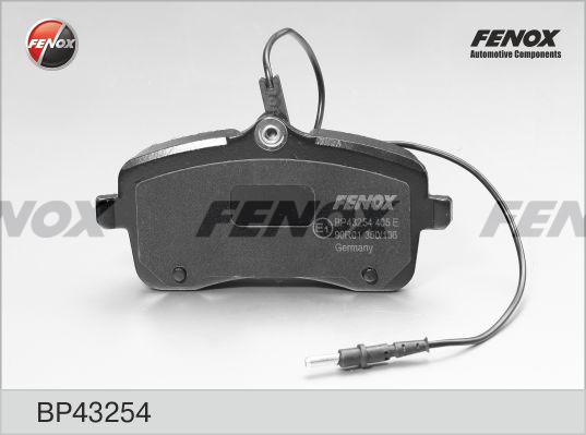 Fenox BP43254 - Bremžu uzliku kompl., Disku bremzes autodraugiem.lv