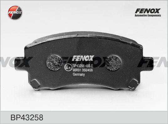 Fenox BP43258 - Bremžu uzliku kompl., Disku bremzes autodraugiem.lv