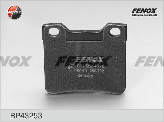 Fenox BP43253 - Bremžu uzliku kompl., Disku bremzes autodraugiem.lv