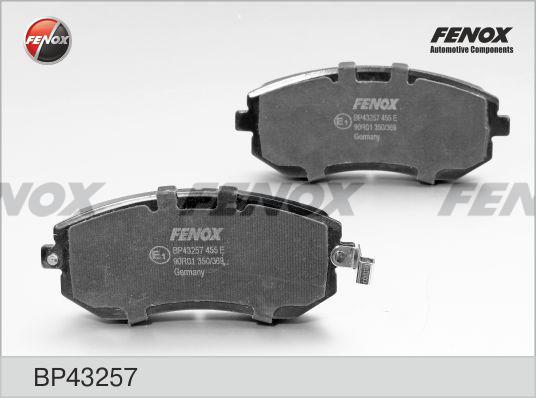 Fenox BP43257 - Bremžu uzliku kompl., Disku bremzes autodraugiem.lv