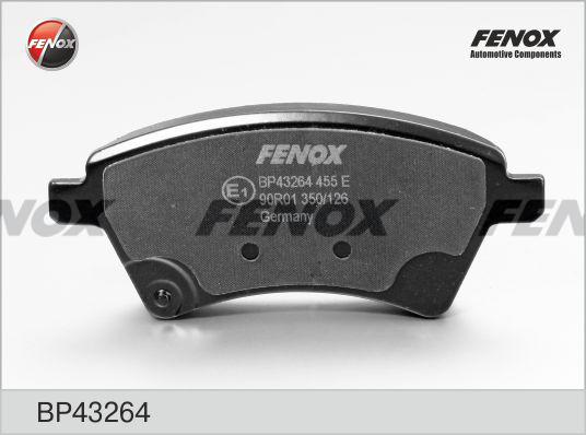 Fenox BP43264 - Bremžu uzliku kompl., Disku bremzes autodraugiem.lv