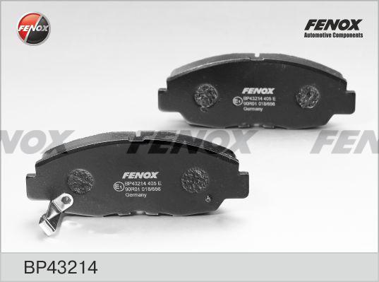 Fenox BP43214 - Bremžu uzliku kompl., Disku bremzes autodraugiem.lv
